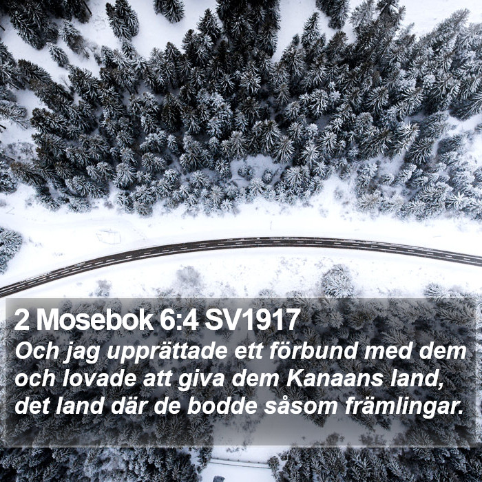 2 Mosebok 6:4 SV1917 Bible Study