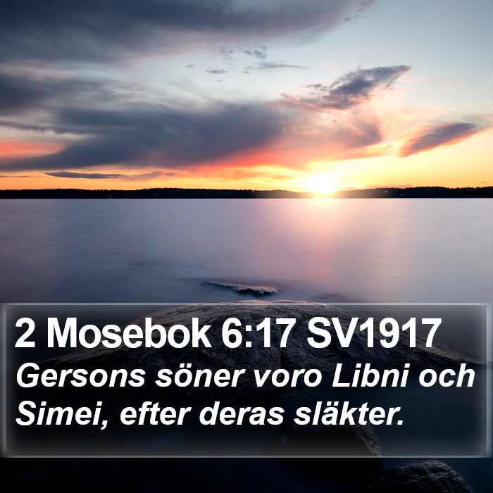 2 Mosebok 6:17 SV1917 Bible Study