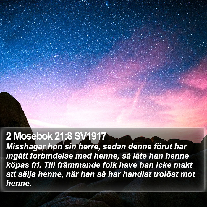 2 Mosebok 21:8 SV1917 Bible Study