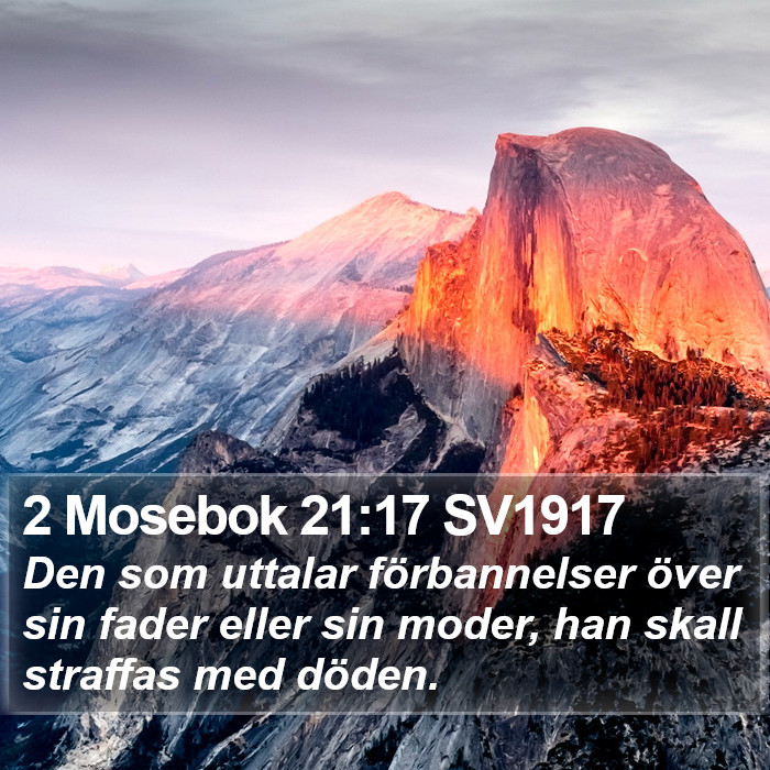 2 Mosebok 21:17 SV1917 Bible Study
