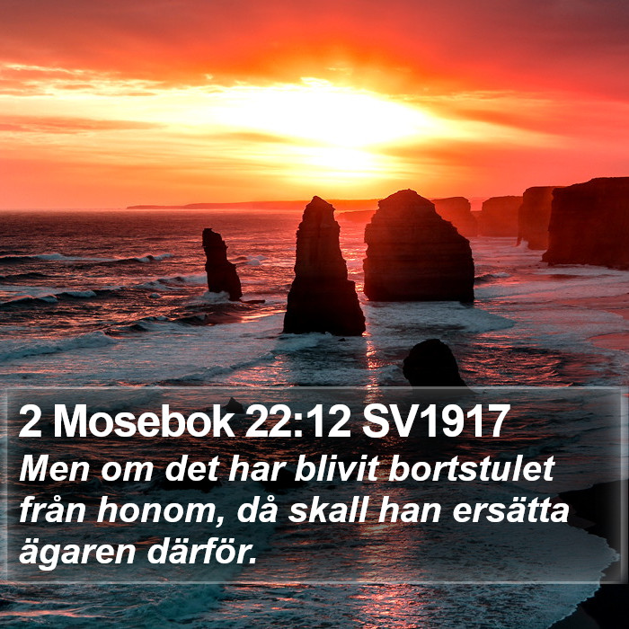 2 Mosebok 22:12 SV1917 Bible Study