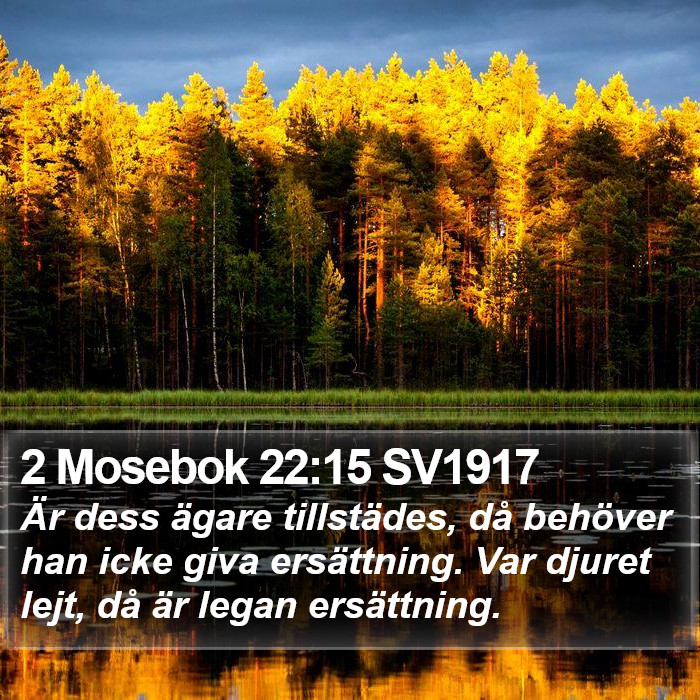 2 Mosebok 22:15 SV1917 Bible Study