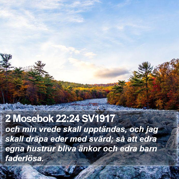 2 Mosebok 22:24 SV1917 Bible Study