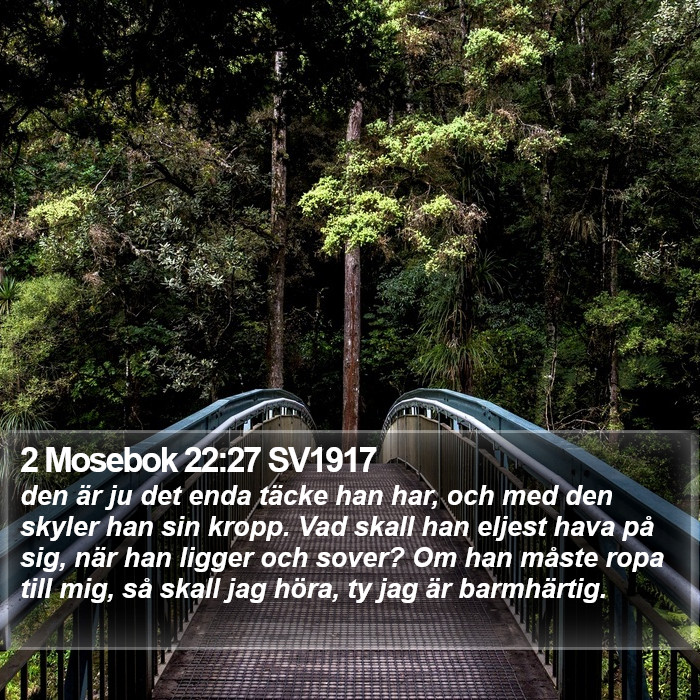 2 Mosebok 22:27 SV1917 Bible Study