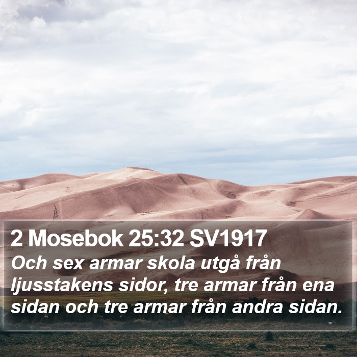 2 Mosebok 25:32 SV1917 Bible Study
