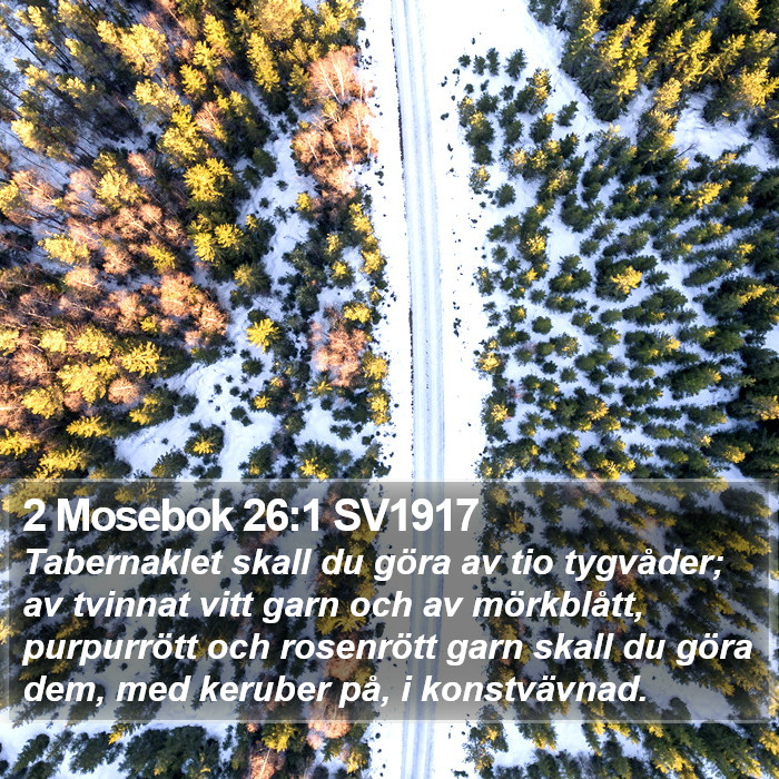 2 Mosebok 26:1 SV1917 Bible Study