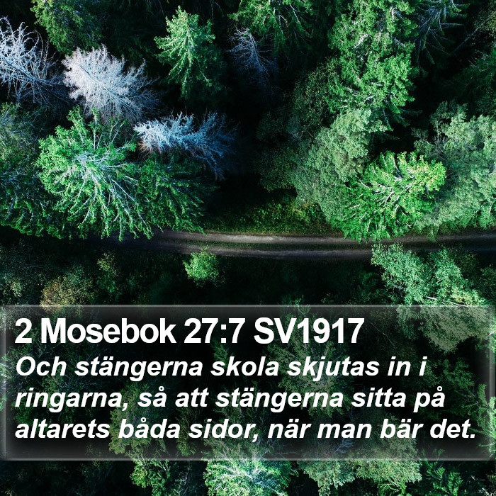 2 Mosebok 27:7 SV1917 Bible Study