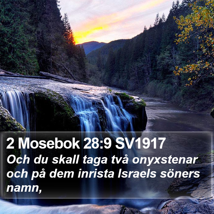 2 Mosebok 28:9 SV1917 Bible Study