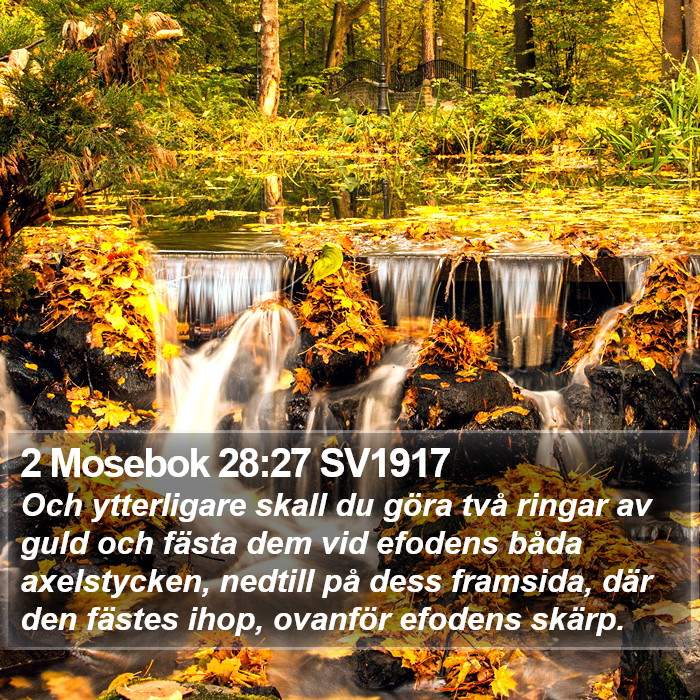 2 Mosebok 28:27 SV1917 Bible Study