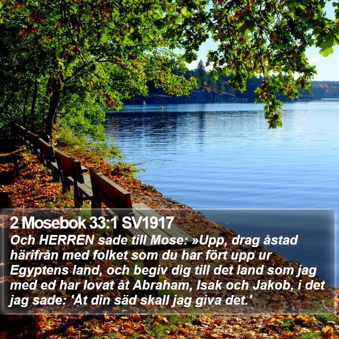 2 Mosebok 33:1 SV1917 Bible Study