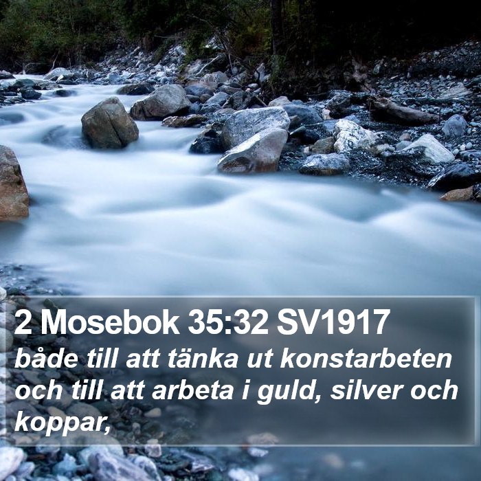 2 Mosebok 35:32 SV1917 Bible Study