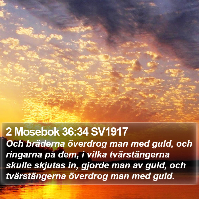 2 Mosebok 36:34 SV1917 Bible Study