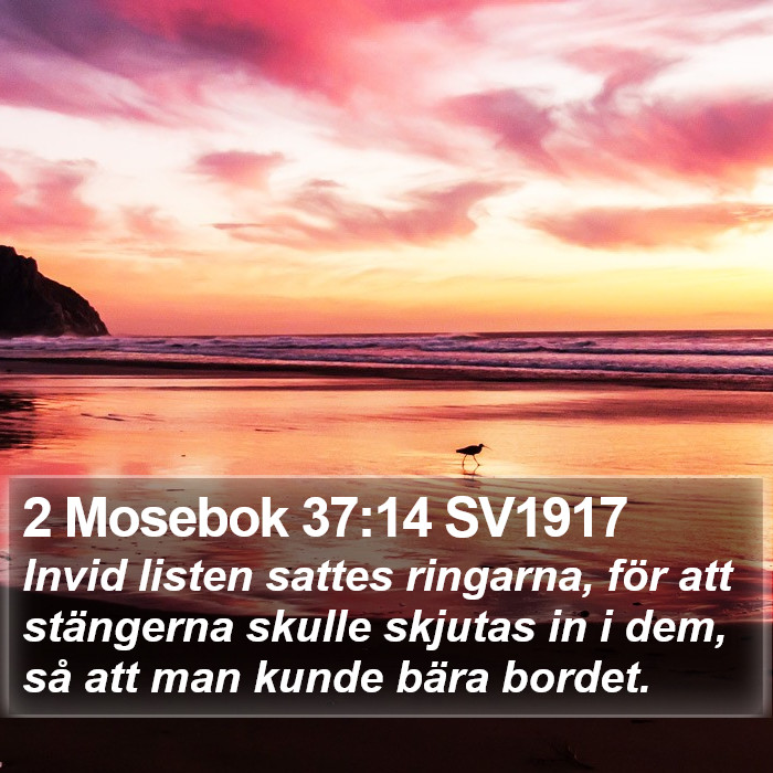 2 Mosebok 37:14 SV1917 Bible Study