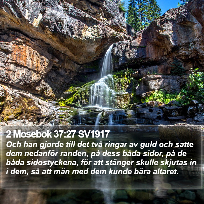 2 Mosebok 37:27 SV1917 Bible Study