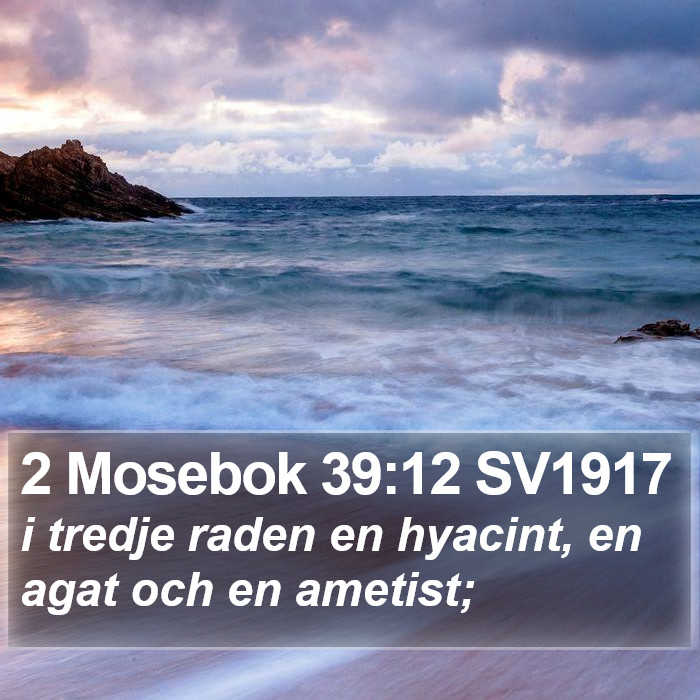 2 Mosebok 39:12 SV1917 Bible Study