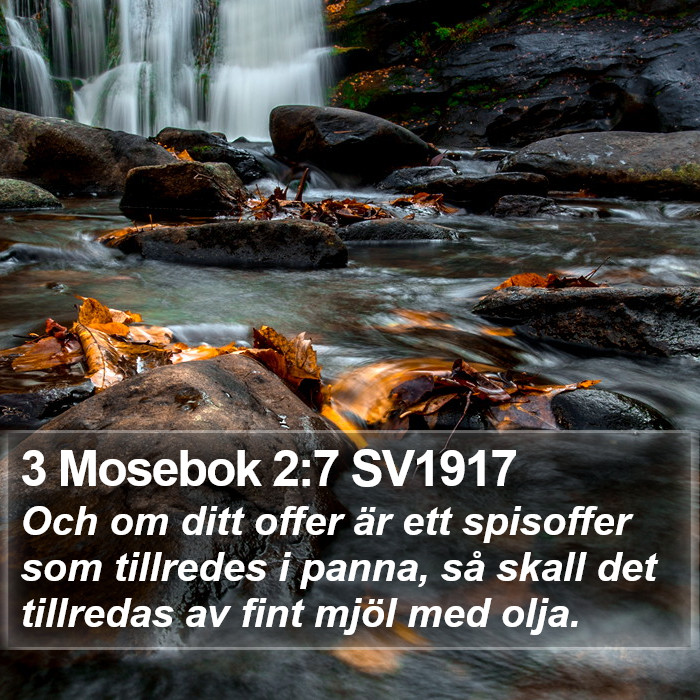 3 Mosebok 2:7 SV1917 Bible Study