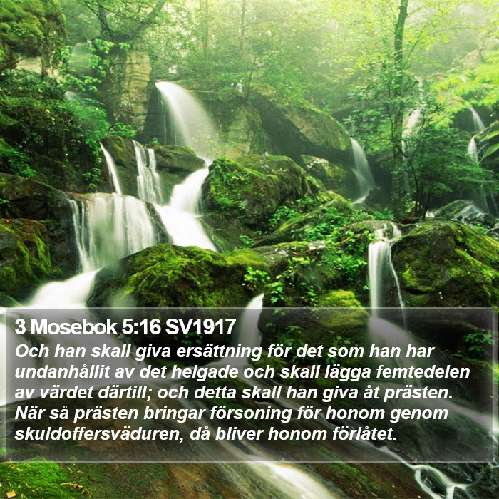 3 Mosebok 5:16 SV1917 Bible Study