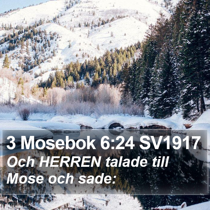 3 Mosebok 6:24 SV1917 Bible Study