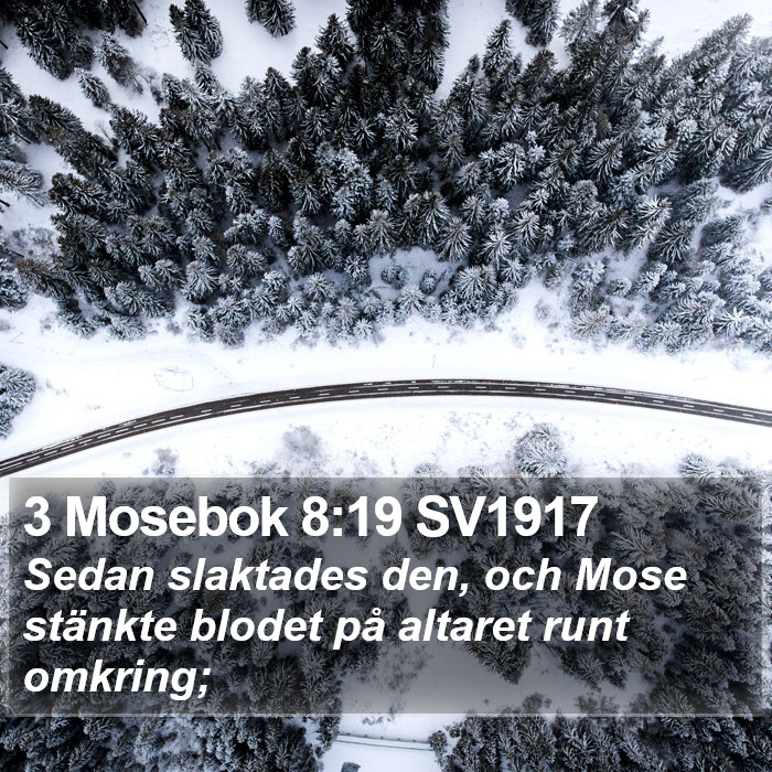 3 Mosebok 8:19 SV1917 Bible Study