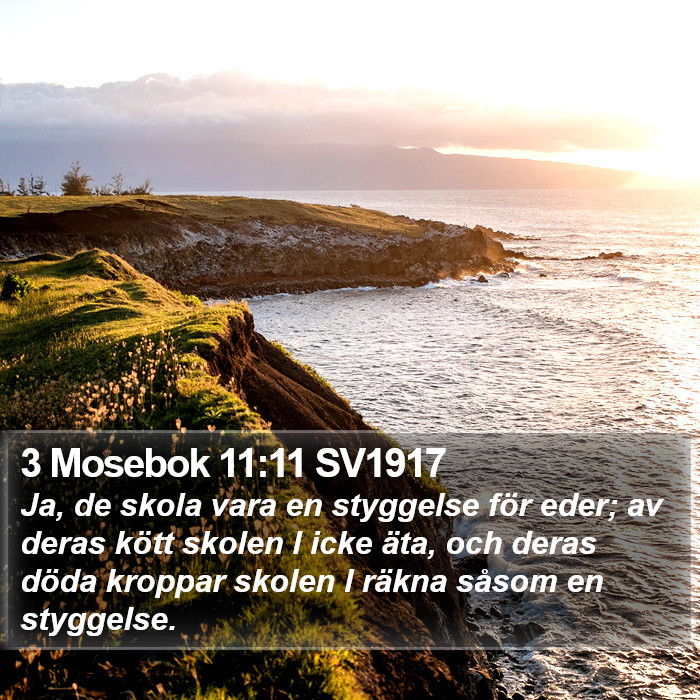 3 Mosebok 11:11 SV1917 Bible Study