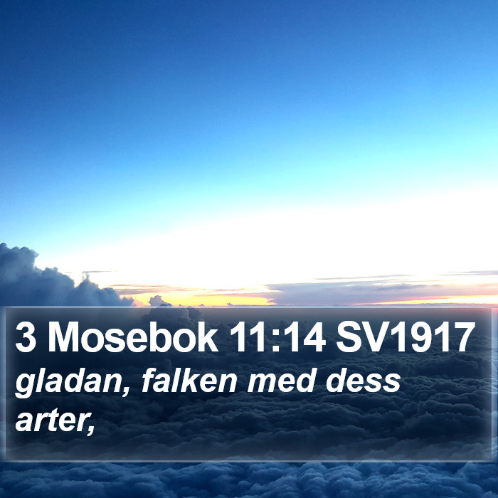 3 Mosebok 11:14 SV1917 Bible Study
