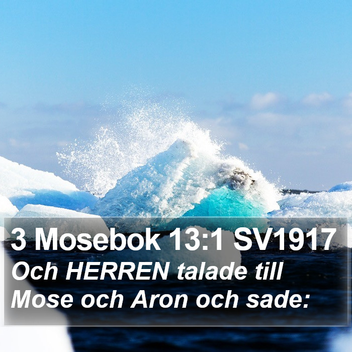 3 Mosebok 13:1 SV1917 Bible Study