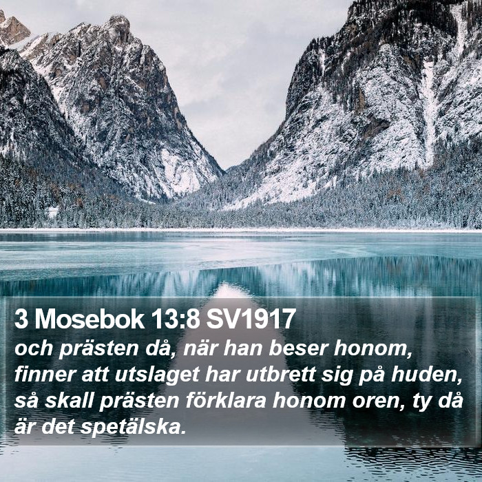 3 Mosebok 13:8 SV1917 Bible Study