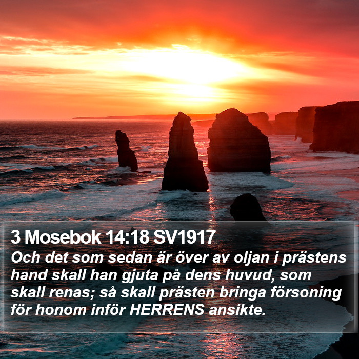 3 Mosebok 14:18 SV1917 Bible Study