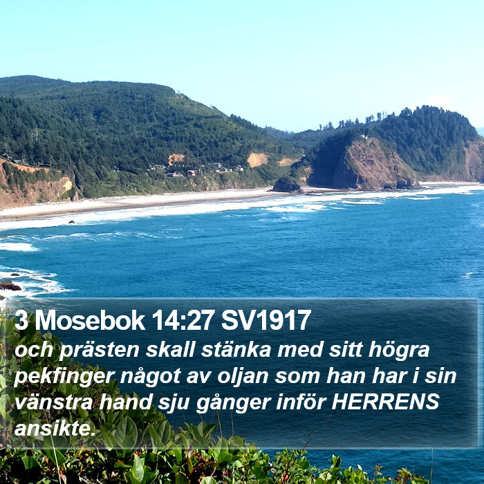 3 Mosebok 14:27 SV1917 Bible Study