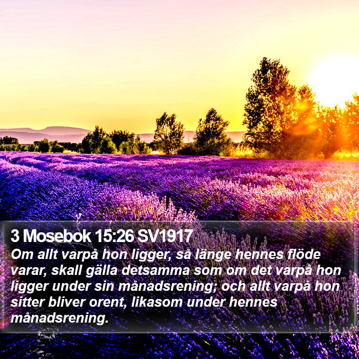 3 Mosebok 15:26 SV1917 Bible Study