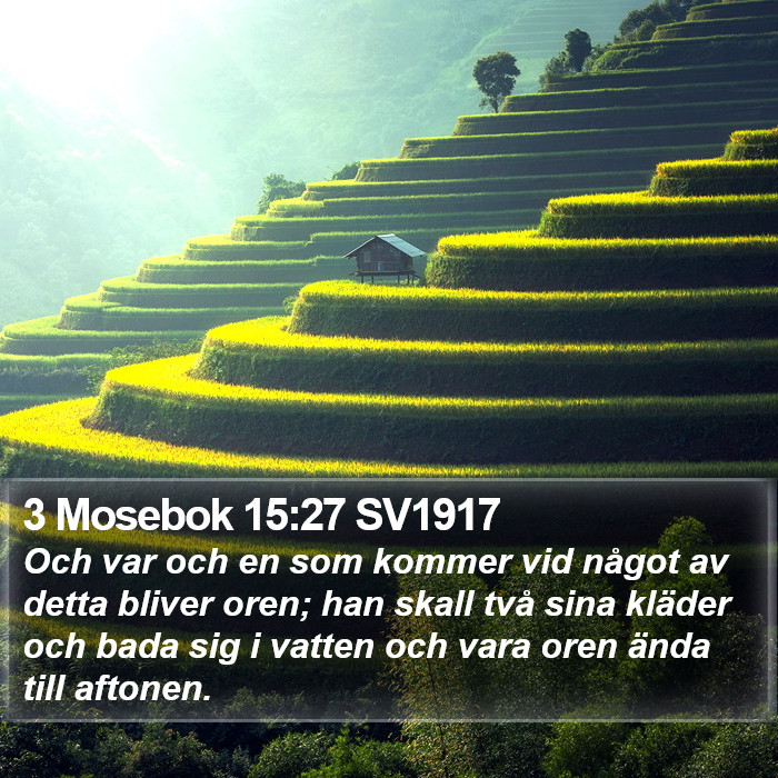 3 Mosebok 15:27 SV1917 Bible Study