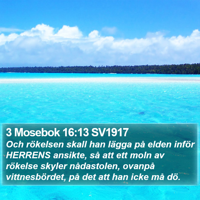3 Mosebok 16:13 SV1917 Bible Study