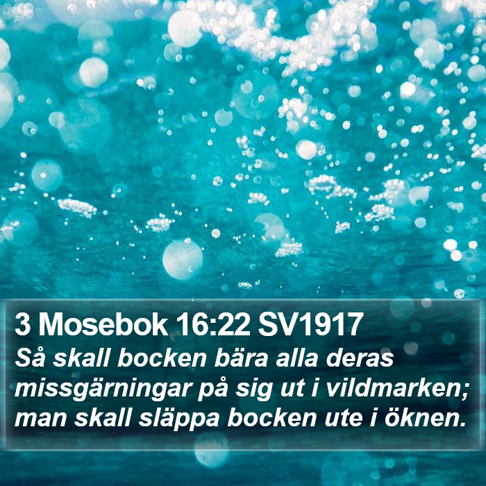 3 Mosebok 16:22 SV1917 Bible Study