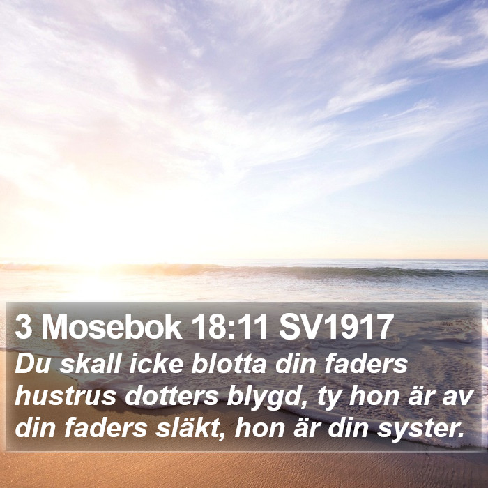 3 Mosebok 18:11 SV1917 Bible Study