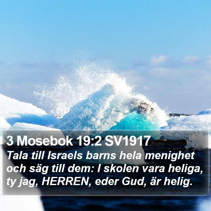 3 Mosebok 19:2 SV1917 Bible Study