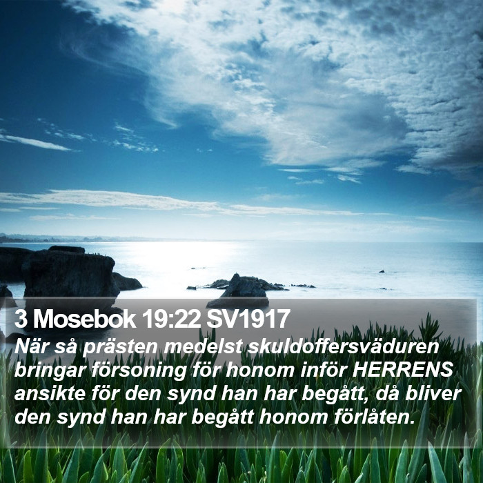3 Mosebok 19:22 SV1917 Bible Study