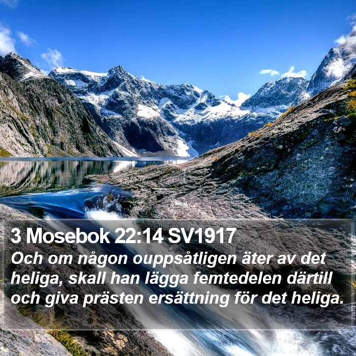 3 Mosebok 22:14 SV1917 Bible Study
