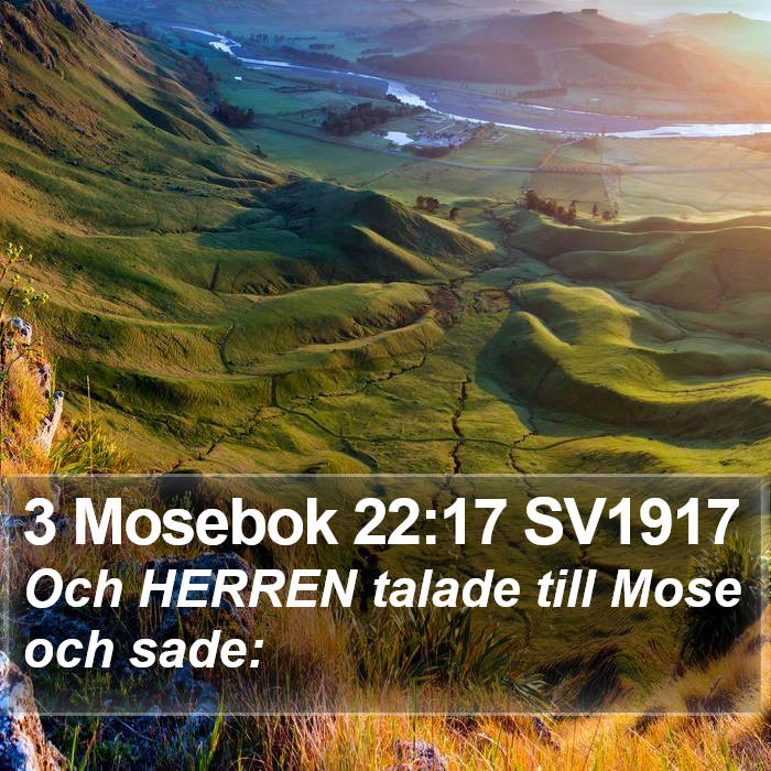3 Mosebok 22:17 SV1917 Bible Study