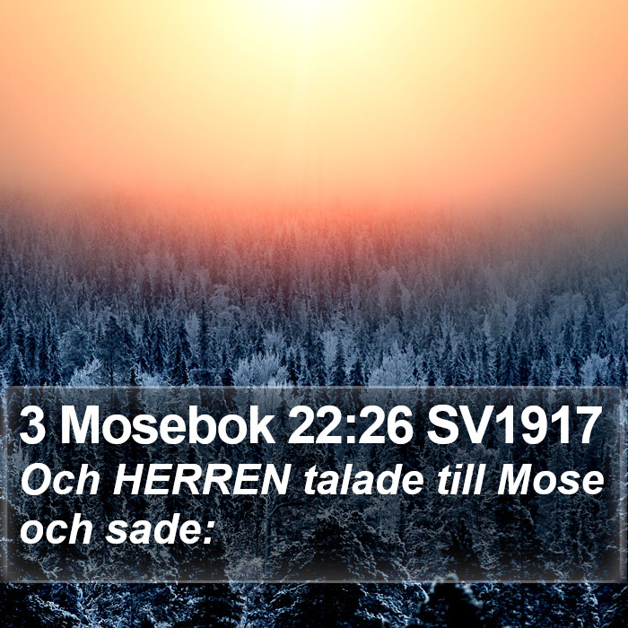 3 Mosebok 22:26 SV1917 Bible Study