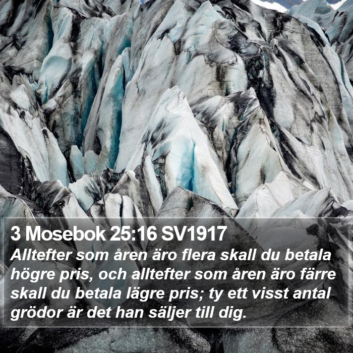 3 Mosebok 25:16 SV1917 Bible Study