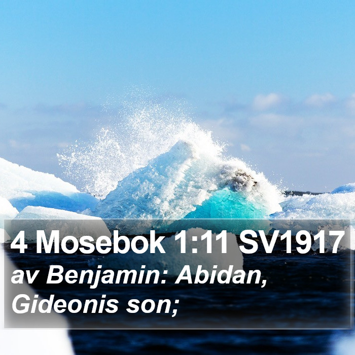 4 Mosebok 1:11 SV1917 Bible Study