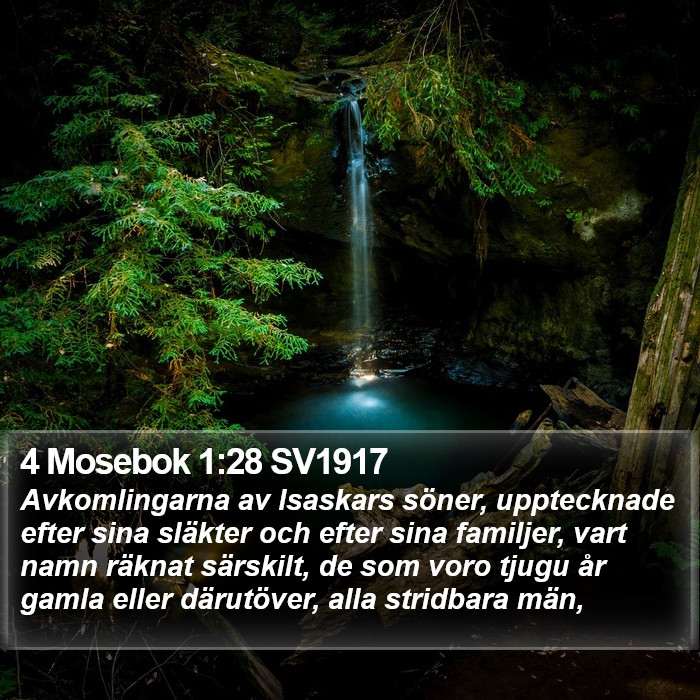 4 Mosebok 1:28 SV1917 Bible Study