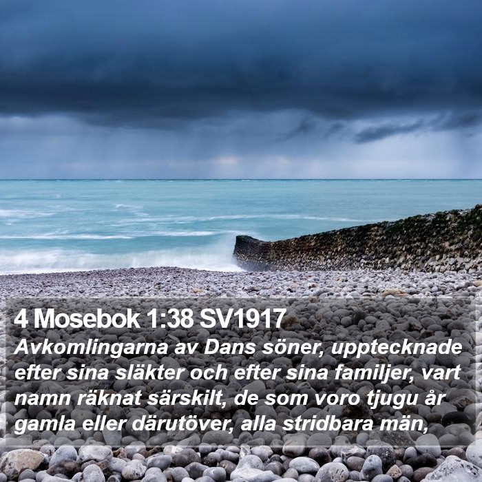 4 Mosebok 1:38 SV1917 Bible Study