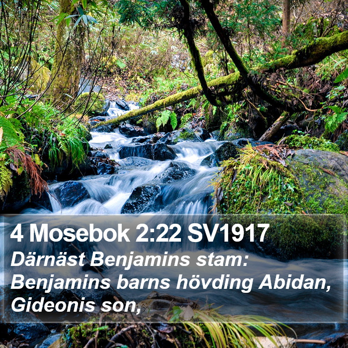 4 Mosebok 2:22 SV1917 Bible Study