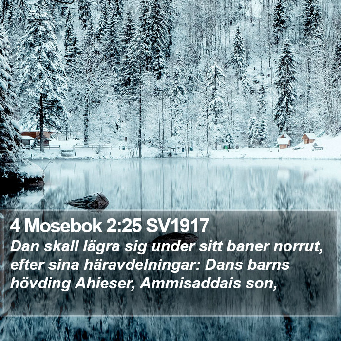 4 Mosebok 2:25 SV1917 Bible Study