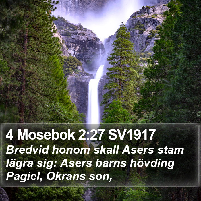 4 Mosebok 2:27 SV1917 Bible Study