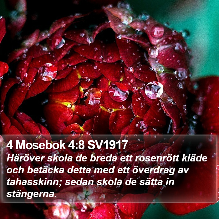 4 Mosebok 4:8 SV1917 Bible Study