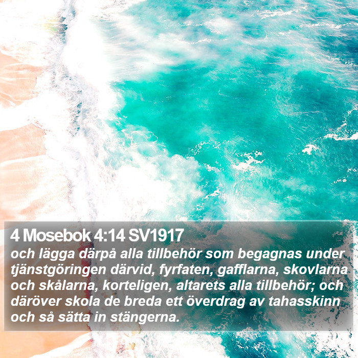 4 Mosebok 4:14 SV1917 Bible Study