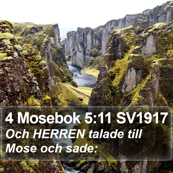 4 Mosebok 5:11 SV1917 Bible Study