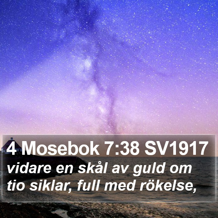 4 Mosebok 7:38 SV1917 Bible Study